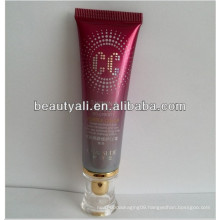 offset printing cosmetic round tube with acrylic cap